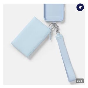 Phone Wristlet With Jelly Card Holder-heyday Peri Blue:Cell Accesories.